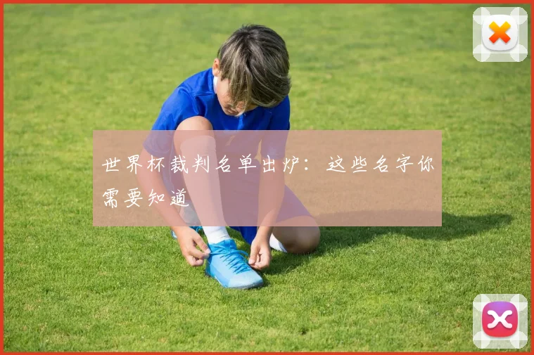 世界杯裁判名单出炉：这些名字你需要知道